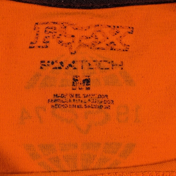 Fox Moto Created to Destroy Men's Orange Graphic Short Sleeve T-Shirt Size Med - Picture 6 of 9